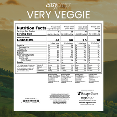 EasyPrep Very Veggie Bucket - 156 Servings